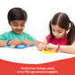 Sensory Silicone Stretchy Bracelets, 4-Pack of Multi-Color Textured Rings for Fidgeting & Chewing
