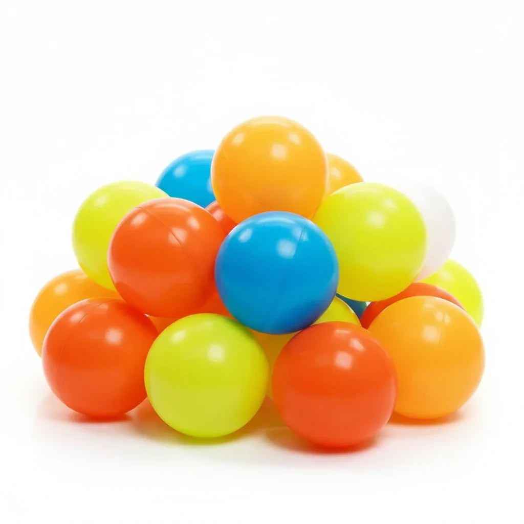 Ball Pool Balls – Soft & Colorful Play Balls for Kids | Non-Toxic Plastic Balls for Ball Pit & Indoor Play - Abley's
