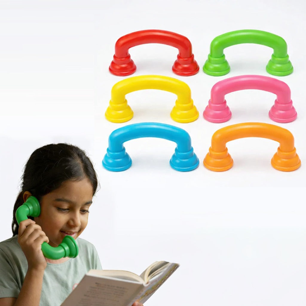 Whisper Phone Set of 6 | Auditory Feedback Tool for Reading and Speech Support