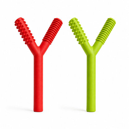 Abley's Chew Tube 'Y' Shape | Oral Motor Skills Tool 2-Pack