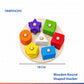 Shape Stacker Toys – Wooden Round Stacker, Activity Toy for Kids