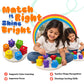 Shape Stacker Toys – Wooden Round Stacker, Activity Toy for Kids