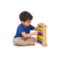 Wooden Abacus Toy for Kids – 10 Row Colorful Bead Counting Frame for Early Math Learning (26 x 36 cm)