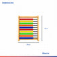Wooden Abacus Toy for Kids – 10 Row Colorful Bead Counting Frame for Early Math Learning (26 x 36 cm)