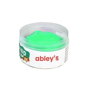 Ableys green hand exercise putty in clear jar for grip strengthening and rehabilitation