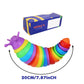 Ableys rainbow slug fidget toy colorful bendable stacking caterpillar with box 20cm flexible segments