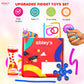 Ableys colorful sensory fidget box for kids with squishy ball liquid timer pop rings and tactile toys
