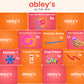 Ableys sensory fidget box for kids with pop tubes stretchy string spinner liquid timer slug ball