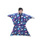 Ableys Jurassic Park sensory body sock navy dinosaur print with front zipper for calming sensory input