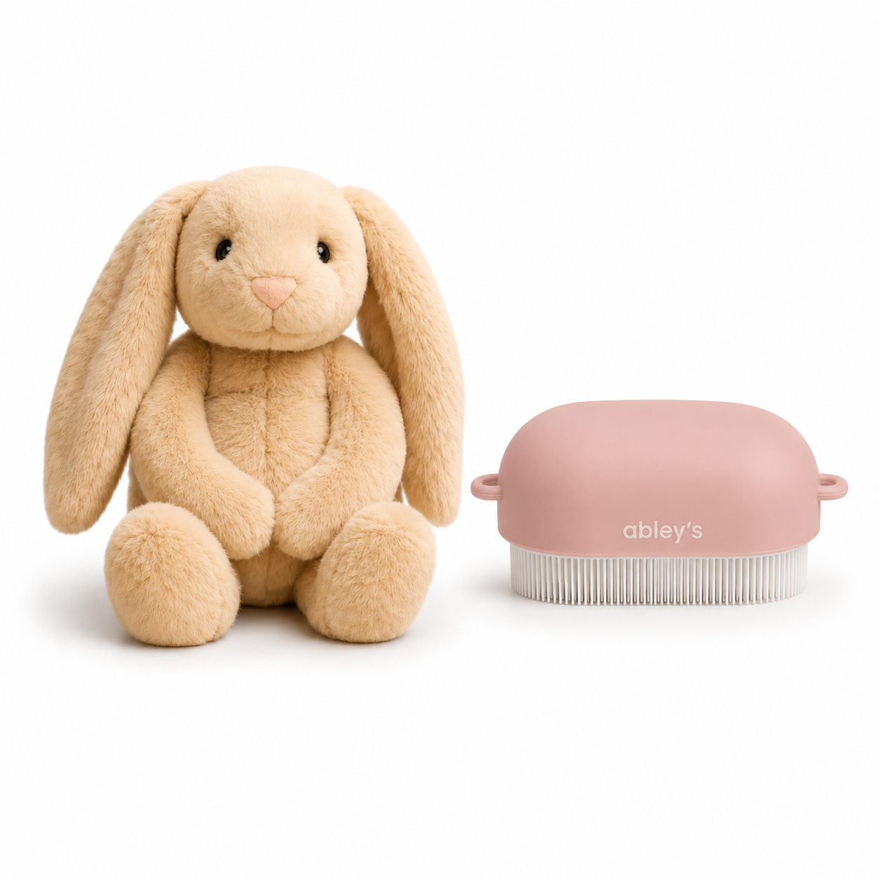 Deep Pressure Combo – Weighted Bunny + Sensory Brush