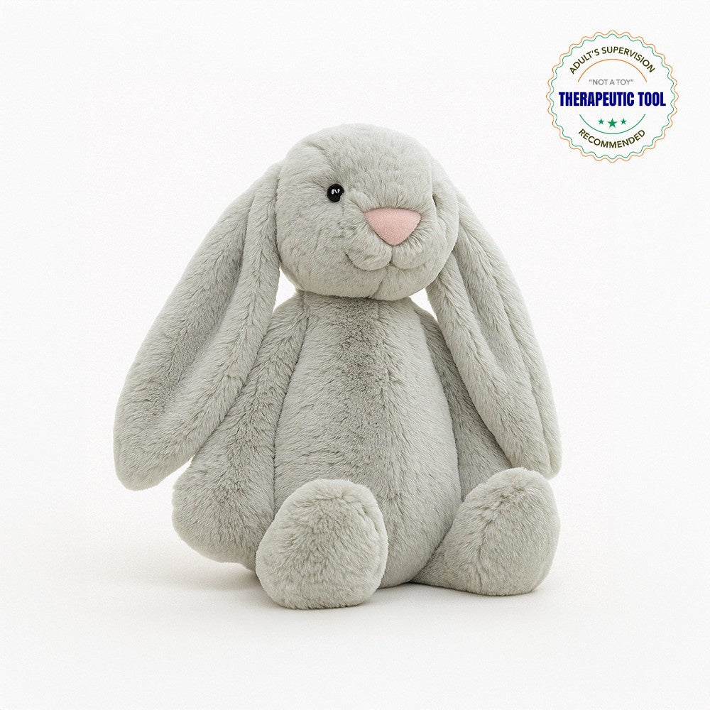 Abley's Weighted Plush Bunny | 4lb (1.81kg) Calming Lap Companion