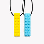 Abley's Chewable Necklaces Building Block | 2-Pack Oral Motor Fidget - Abley's