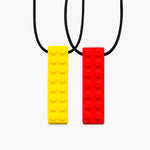 Abley's Chewable Necklaces Building Block | 2-Pack Oral Motor Fidget - Abley's