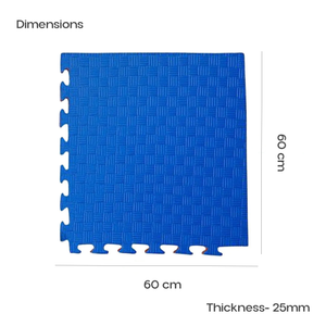 Interlocking Mats Floor Tiles : ( 2 x 2 )Ft | Thickness-25mm | Non-Slip