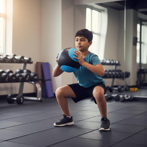 Medicine Ball 3kg | Heavy-Duty Rubber Fitness Ball for Strength