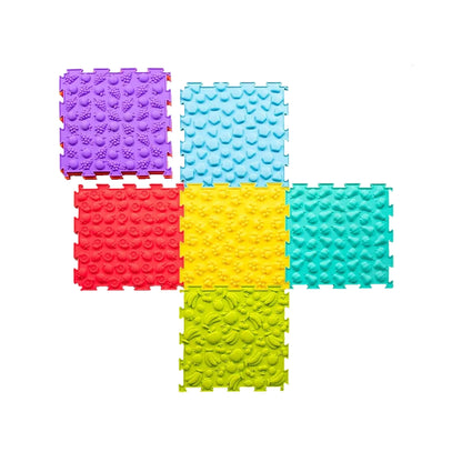 Abley's Sensory Mat Textured Puzzle | 8-Piece Tactile Path Set