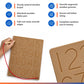 Tracing Board for Kids – Wooden Number Board 1-20 with Stylus, Activity Toy