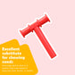 Ableys red T shaped chew tube for oral motor skills sensory chewing tool for adults and children
