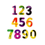 Abley's Gel Fidgets Number Shapes (0-9) Sensory Learning Tool 10-Pack Multicolour - Abley's