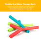 Ableys colorful flexible Y shaped oral motor chew tube for sensory therapy with textured grips for kids