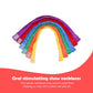 Ableys rainbow fabric chewable chew bands for sensory needs wearable oral stimulating necklaces for adults and kids