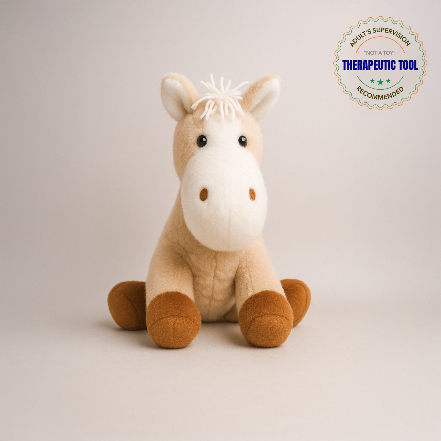 Abley's Weighted Plush Friendly Pony | 4lb (1.81kg) Calming Lap Companion
