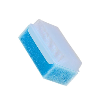 Ableys sensory therapressure brush blue sponge with soft silicone bristles for tactile stimulation and calming
