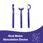 Ableys purple oral motor toolkit for speech therapy showing three handheld oral motor stimulation devices on white