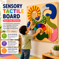 Abley's Sensory Tactile Board - Multi-Texture Wall Activity Panel for Toddlers & Special Needs