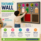Sensory Texture Board – Giant Wall-Mounted Tactile Panel with Squishy Gel Pads and Multi-Texture Animal Patches